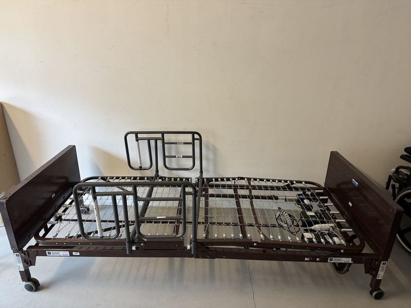 Medline Medlite Homecare Full-Electric Adjustable Bed — used hospital bed